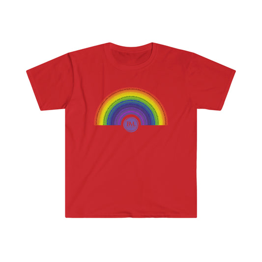 God's covenant in Biblical Scripture & in the form of His bow, A Worldwide Favorite Covenant seeing in the sky by Billions! Unisex Heavy Cotton Tee
