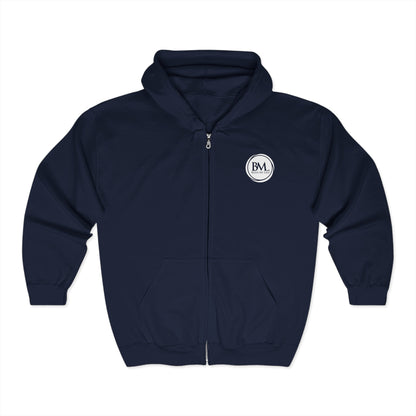 Blessed Journey Full Zip Hoodie – Unisex Faith-Inspired Wear