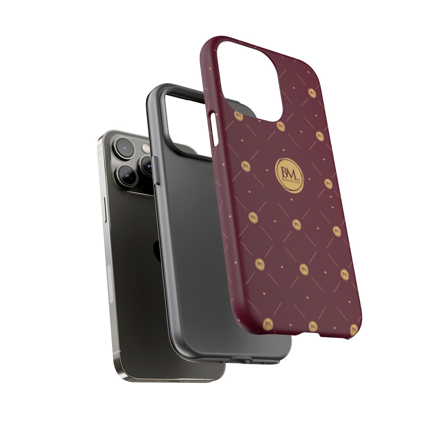 FaithBound Maroon iPhone 11-16 Case – BML Edition