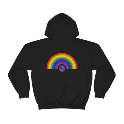 God's covenant in Biblical Scripture & in the form of His bow, A Worldwide Favorite Covenant seeing in the sky by Billions! Unisex Heavy Blend™ Hooded Sweatshirt