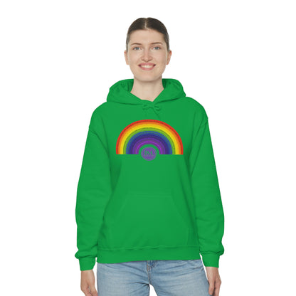 God's covenant in Biblical Scripture & in the form of His bow, A Worldwide Favorite Covenant seeing in the sky by Billions! Unisex Heavy Blend™ Hooded Sweatshirt