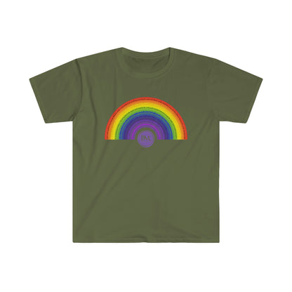 God's covenant in Biblical Scripture & in the form of His bow, A Worldwide Favorite Covenant seeing in the sky by Billions! Unisex Heavy Cotton Tee