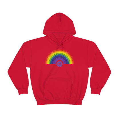 God's covenant in Biblical Scripture & in the form of His bow, A Worldwide Favorite Covenant seeing in the sky by Billions! Unisex Heavy Blend™ Hooded Sweatshirt