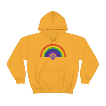 God's covenant in Biblical Scripture & in the form of His bow, A Worldwide Favorite Covenant seeing in the sky by Billions! Unisex Heavy Blend™ Hooded Sweatshirt
