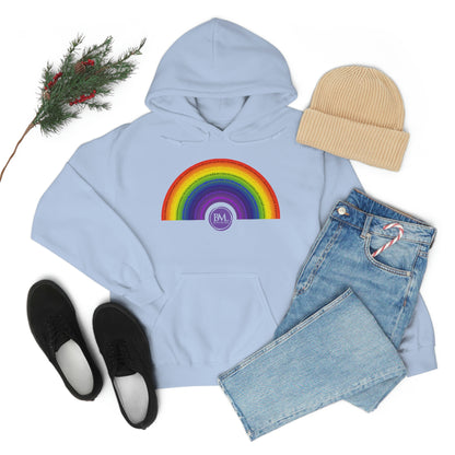 God's covenant in Biblical Scripture & in the form of His bow, A Worldwide Favorite Covenant seeing in the sky by Billions! Unisex Heavy Blend™ Hooded Sweatshirt