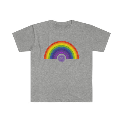 God's covenant in Biblical Scripture & in the form of His bow, A Worldwide Favorite Covenant seeing in the sky by Billions! Unisex Heavy Cotton Tee