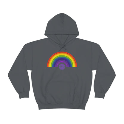 God's covenant in Biblical Scripture & in the form of His bow, A Worldwide Favorite Covenant seeing in the sky by Billions! Unisex Heavy Blend™ Hooded Sweatshirt
