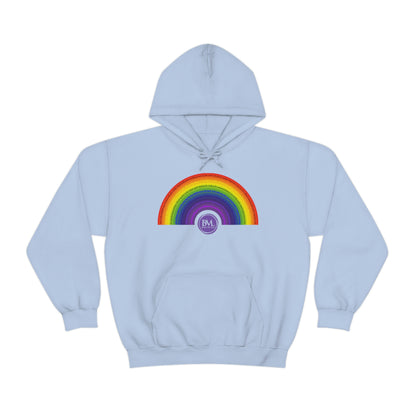 God's covenant in Biblical Scripture & in the form of His bow, A Worldwide Favorite Covenant seeing in the sky by Billions! Unisex Heavy Blend™ Hooded Sweatshirt