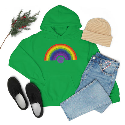 God's covenant in Biblical Scripture & in the form of His bow, A Worldwide Favorite Covenant seeing in the sky by Billions! Unisex Heavy Blend™ Hooded Sweatshirt