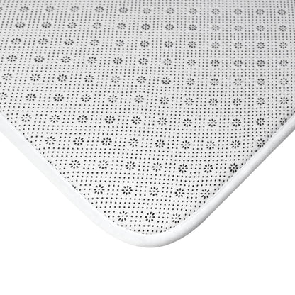 Black Bath Mat with Gold Zia Biblical Scriptures, A New Mexico Icon & Favorite!