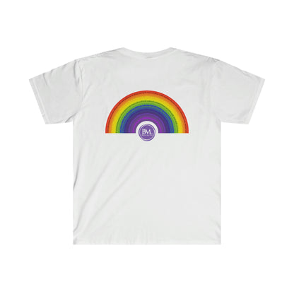 God's covenant in Biblical Scripture & in the form of His bow, A Worldwide Favorite Covenant seeing in the sky by Billions! Unisex Heavy Cotton Tee