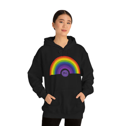 God's covenant in Biblical Scripture & in the form of His bow, A Worldwide Favorite Covenant seeing in the sky by Billions! Unisex Heavy Blend™ Hooded Sweatshirt