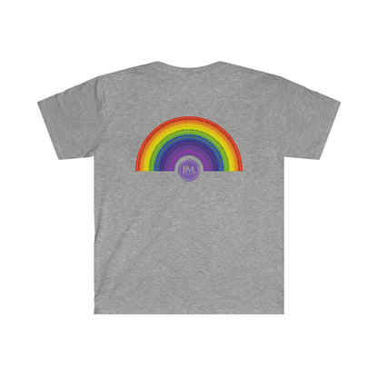 God's covenant in Biblical Scripture & in the form of His bow, A Worldwide Favorite Covenant seeing in the sky by Billions! Unisex Heavy Cotton Tee