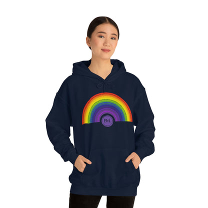 God's covenant in Biblical Scripture & in the form of His bow, A Worldwide Favorite Covenant seeing in the sky by Billions! Unisex Heavy Blend™ Hooded Sweatshirt