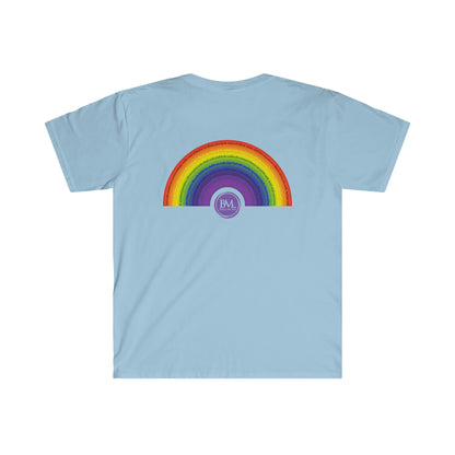 God's covenant in Biblical Scripture & in the form of His bow, A Worldwide Favorite Covenant seeing in the sky by Billions! Unisex Heavy Cotton Tee