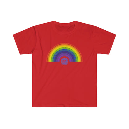 God's covenant in Biblical Scripture & in the form of His bow, A Worldwide Favorite Covenant seeing in the sky by Billions! Unisex Heavy Cotton Tee