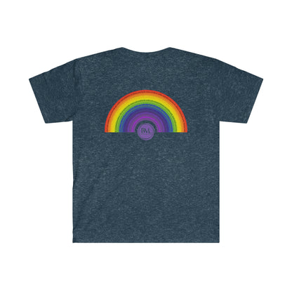 God's covenant in Biblical Scripture & in the form of His bow, A Worldwide Favorite Covenant seeing in the sky by Billions! Unisex Heavy Cotton Tee