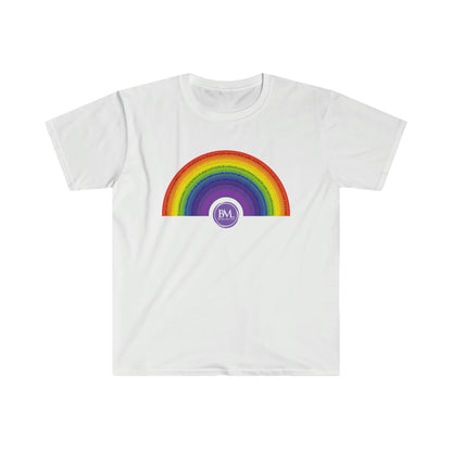God's covenant in Biblical Scripture & in the form of His bow, A Worldwide Favorite Covenant seeing in the sky by Billions! Unisex Heavy Cotton Tee
