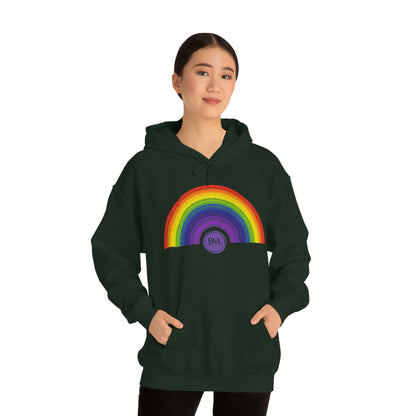 God's covenant in Biblical Scripture & in the form of His bow, A Worldwide Favorite Covenant seeing in the sky by Billions! Unisex Heavy Blend™ Hooded Sweatshirt