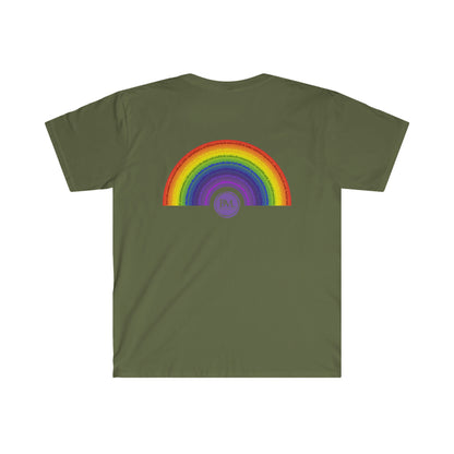 God's covenant in Biblical Scripture & in the form of His bow, A Worldwide Favorite Covenant seeing in the sky by Billions! Unisex Heavy Cotton Tee
