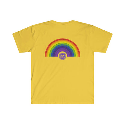 God's covenant in Biblical Scripture & in the form of His bow, A Worldwide Favorite Covenant seeing in the sky by Billions! Unisex Heavy Cotton Tee