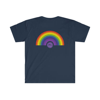 God's covenant in Biblical Scripture & in the form of His bow, A Worldwide Favorite Covenant seeing in the sky by Billions! Unisex Heavy Cotton Tee