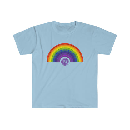 God's covenant in Biblical Scripture & in the form of His bow, A Worldwide Favorite Covenant seeing in the sky by Billions! Unisex Heavy Cotton Tee