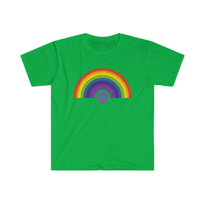 God's covenant in Biblical Scripture & in the form of His bow, A Worldwide Favorite Covenant seeing in the sky by Billions! Unisex Heavy Cotton Tee
