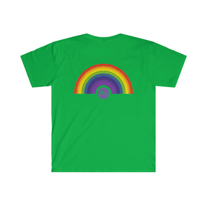 God's covenant in Biblical Scripture & in the form of His bow, A Worldwide Favorite Covenant seeing in the sky by Billions! Unisex Heavy Cotton Tee