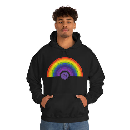 God's covenant in Biblical Scripture & in the form of His bow, A Worldwide Favorite Covenant seeing in the sky by Billions! Unisex Heavy Blend™ Hooded Sweatshirt